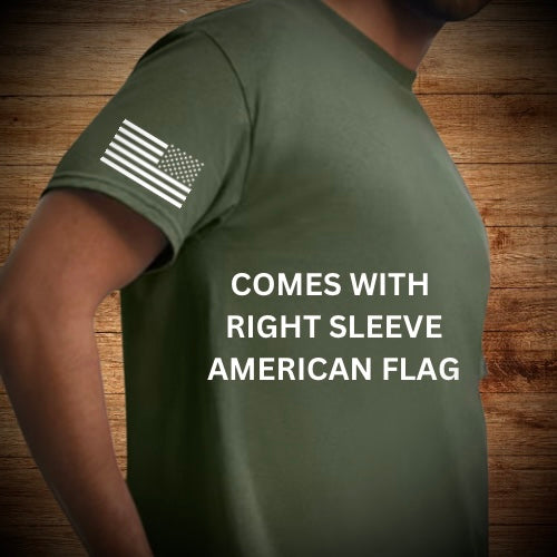 Custom Unit T-Shirts Military Green/ Black