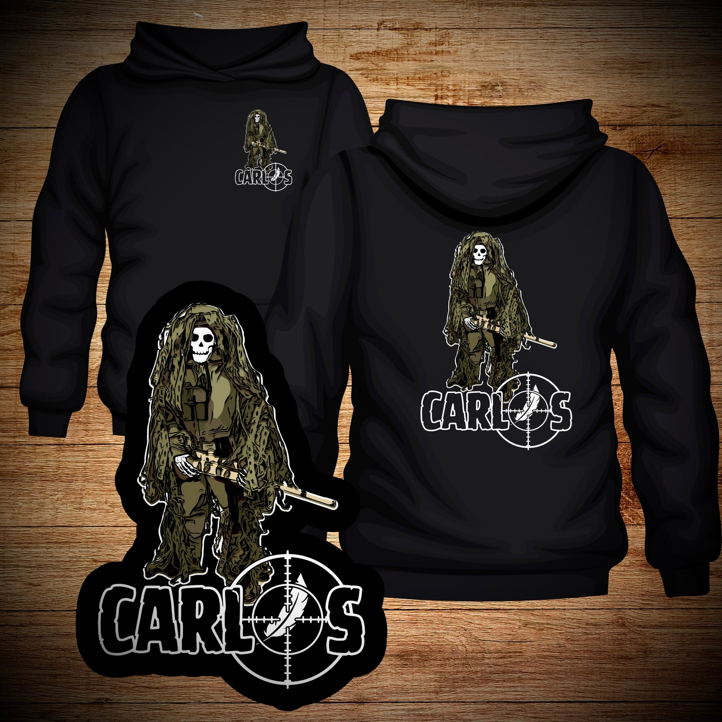 Carlos Sniper Hoodie